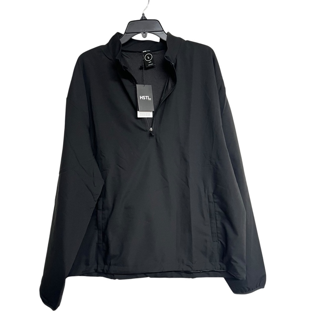 New Mens HSTL Made Training Anorak‎ Jacket in Black